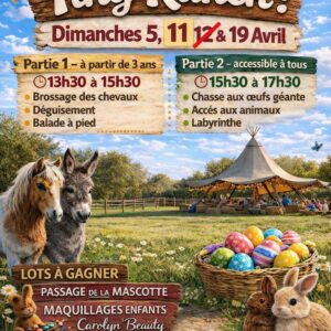 Pâques au Tiny Ranch - 5, 11 & 19 Avril - Des touts-petits aux plus grands