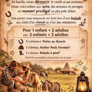 Pass "Découverte" - 1 enfant + 2 adultes