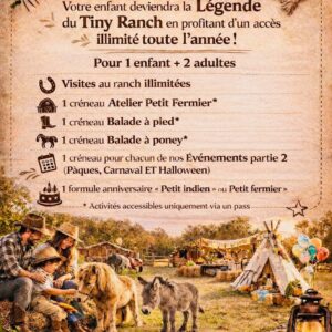 Pass "Légende" - 1 enfant + 2 adultes