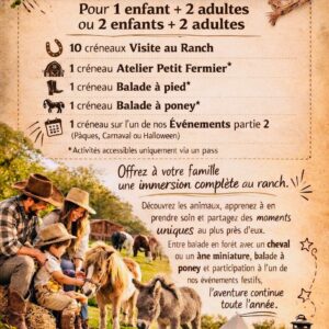 Pass "Explorateur" - 1 enfant + 2 adultes