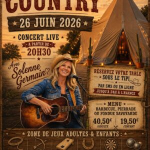 Soirée Live Country - 26 Juin 2026