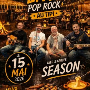 Soirée Live Pop Rock - 15 Mai 2026